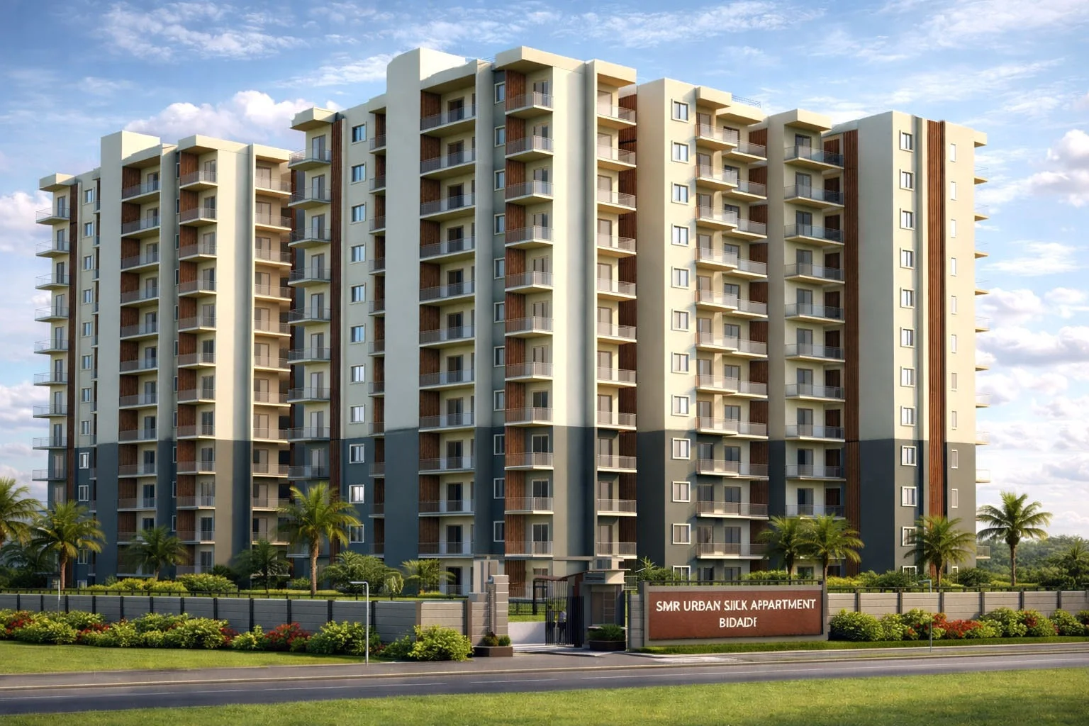 SMR Urban Silk residential development in Bidadi